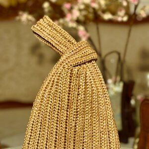 bolso kyoto dorado ocre luxury